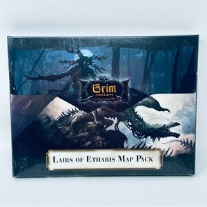 Ghostfire Gaming Grim Hollow Lairs of Etharis Map Pack 20 Maps 30 x 30 in Sealed
